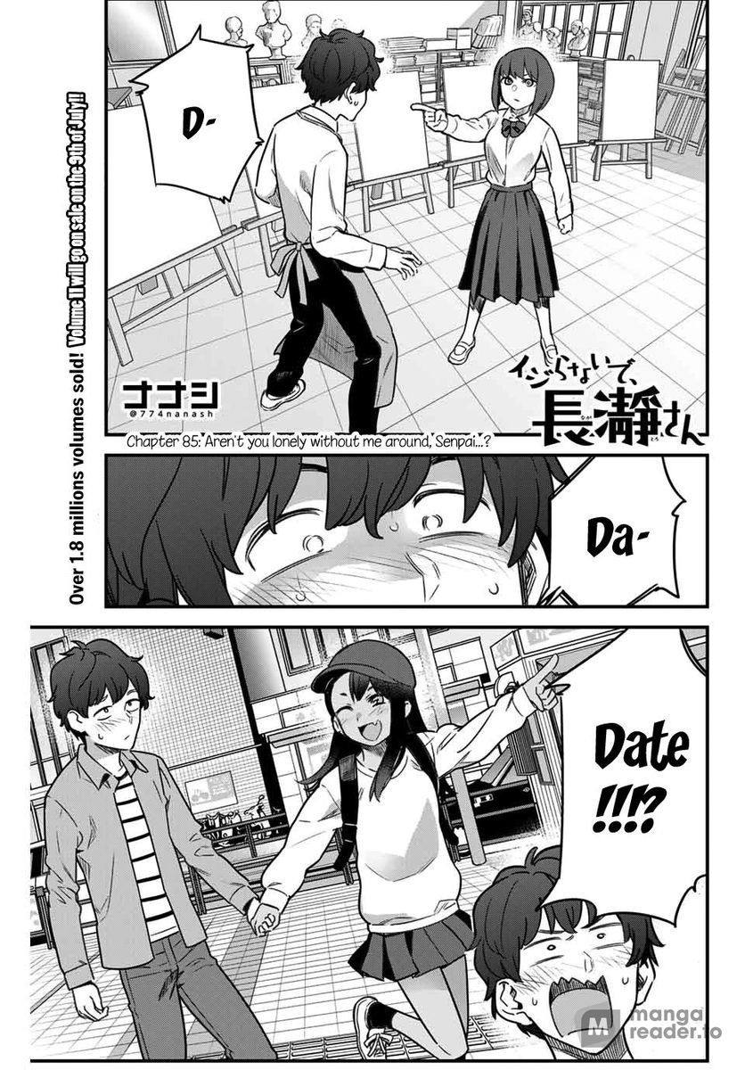 Ijiranaide, Nagatoro-san, Chapter 85 image 01